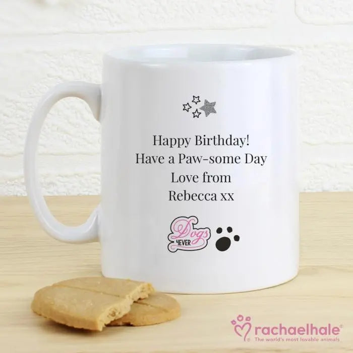 Personalised Rachael Hale Doodle Pug Mug - Shop Mugs At Gift Moments - 3