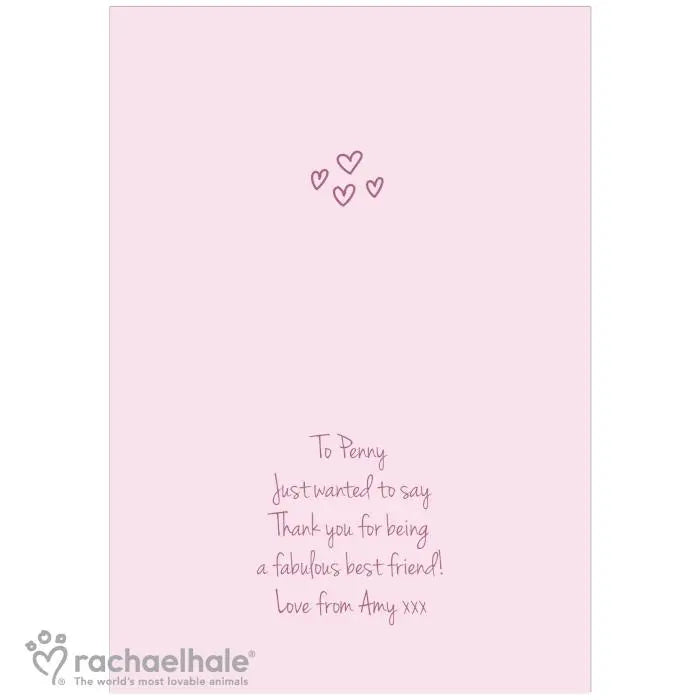 Personalised Rachael Hale ’Great Friends’ Card - Shop Greeting Cards At Gift Moments - 4