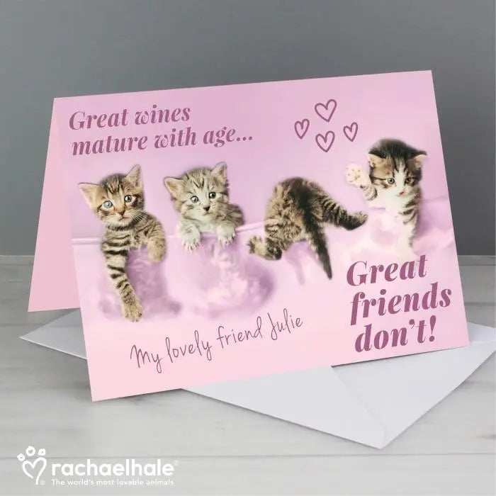 Personalised Rachael Hale ’Great Friends’ Card - Shop Greeting Cards At Gift Moments - 2
