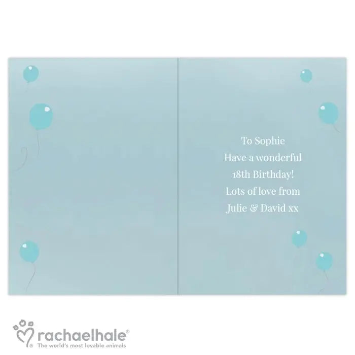 Personalised Rachael Hale ’Party ’Til You Drop’ Card - Shop Greeting Cards At Gift Moments - 4