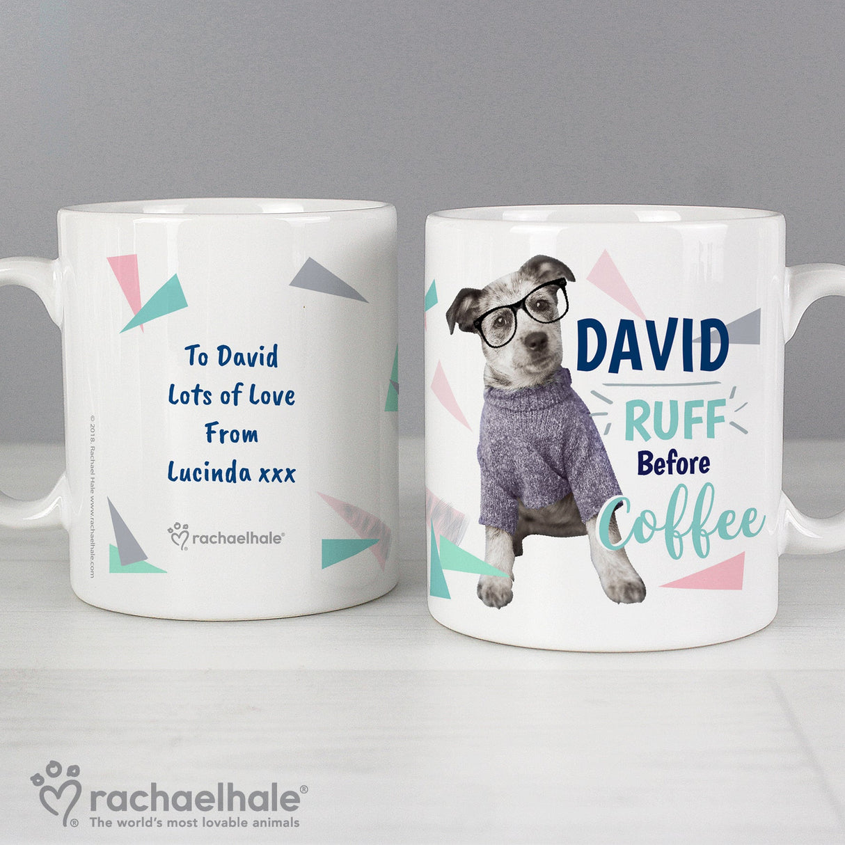 Personalised Rachael Hale ’Ruff Before Coffee’ Dog Mug - Shop Mugs At Gift Moments - 4