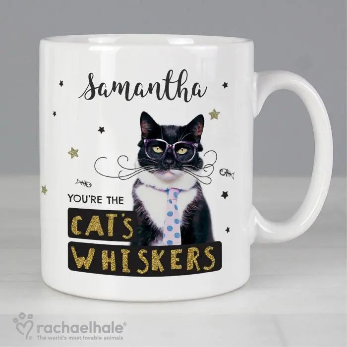 Personalised Rachael Hale ’You’re the Cat’s Whiskers’ Mug: 4 - Mugs By Rachael Hale