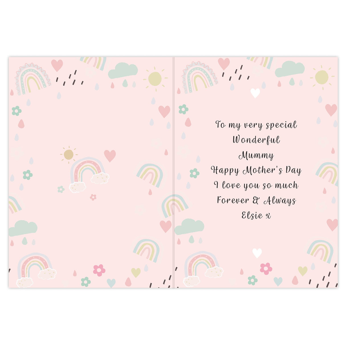 Personalised Rainbows & Sunshine Card: 6 - Greeting Cards By Gift Moments