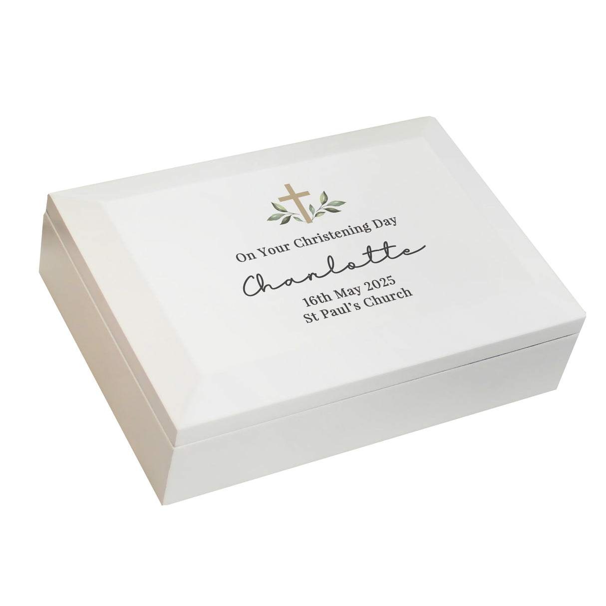 Personalised Religious Ceremony Jewellery Box - Shop Jewellery Boxes At Gift Moments - 6