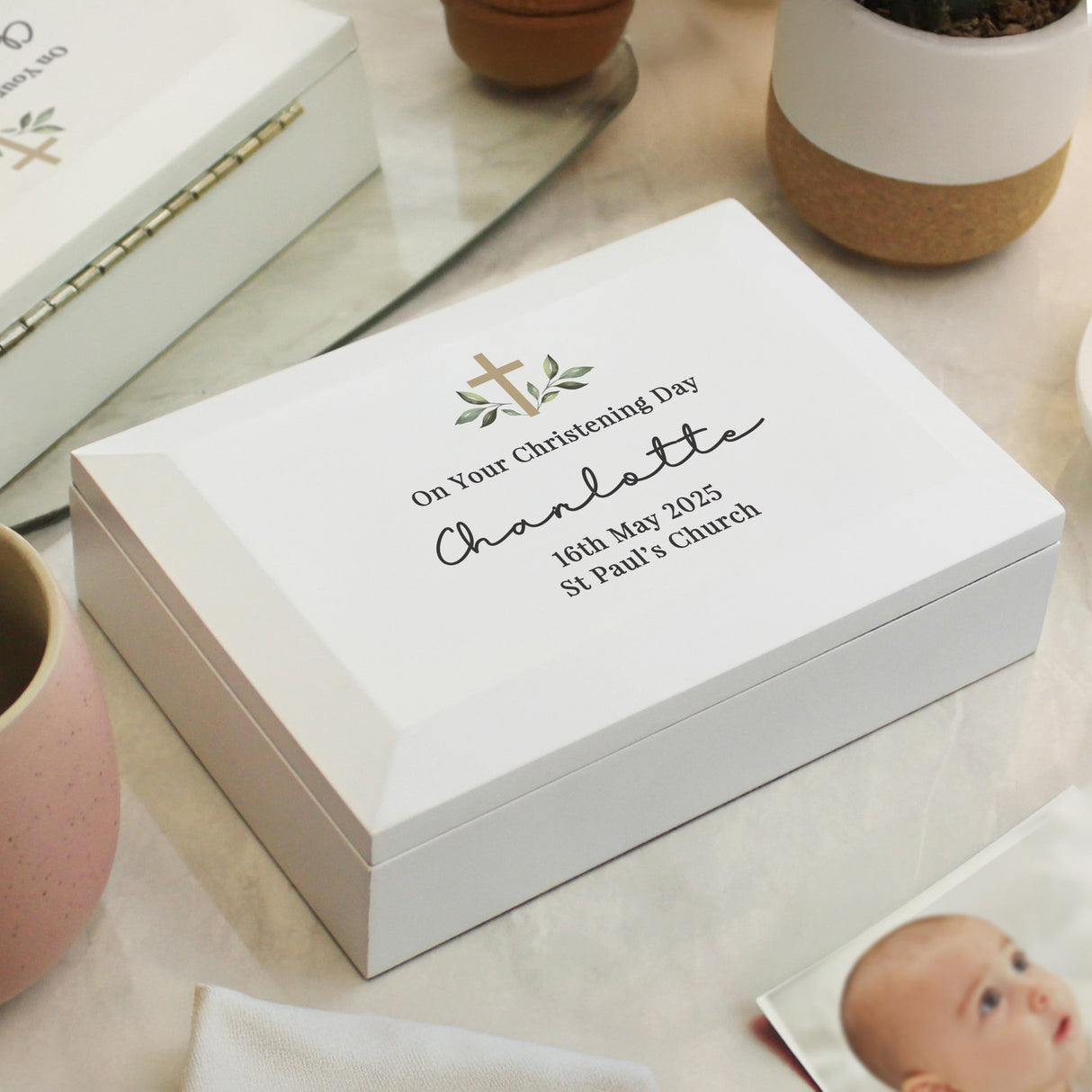 Personalised Religious Ceremony Jewellery Box - Shop Jewellery Boxes At Gift Moments - 1