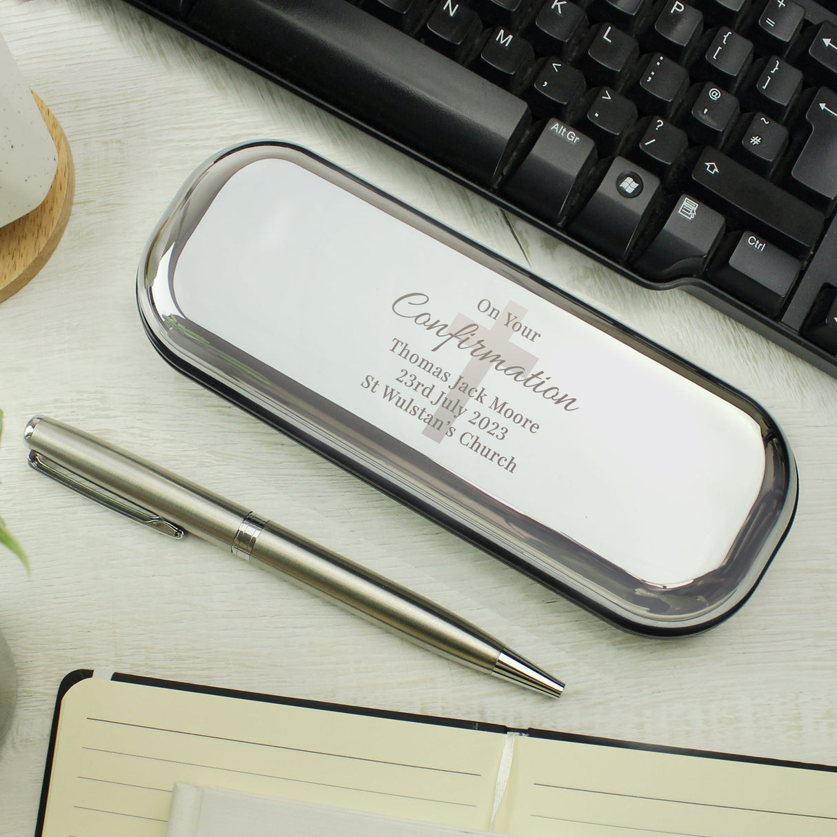 Personalised Religious Pen and Box Set - Shop Pens & Pencils At Gift Moments - 1