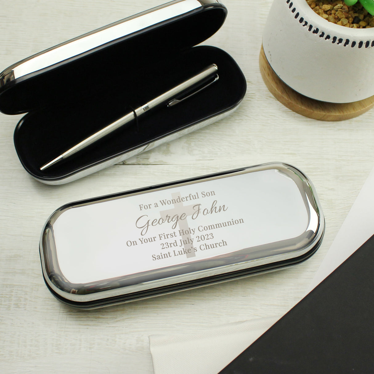 Personalised Religious Pen and Box Set - Shop Pens & Pencils At Gift Moments - 6