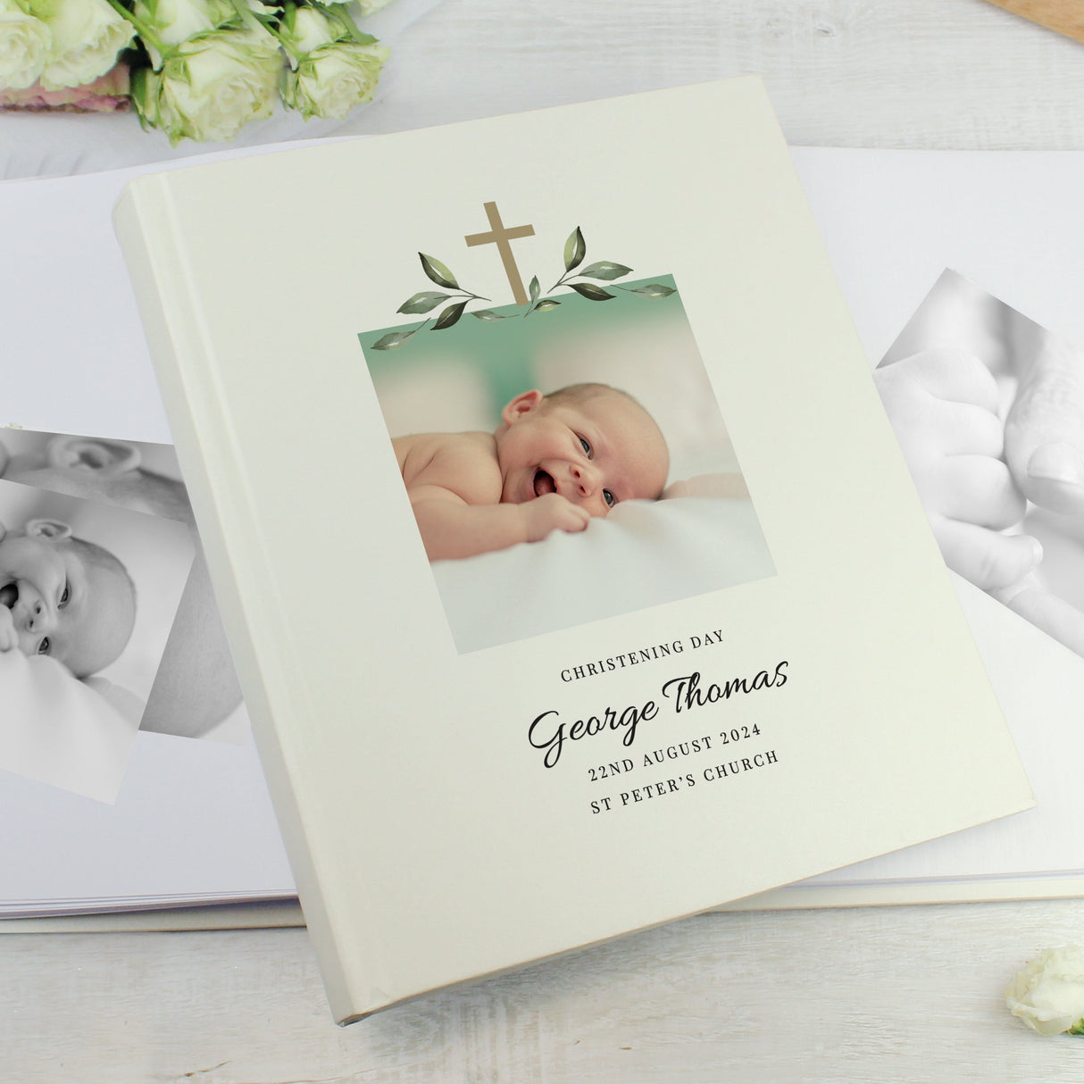 Personalised Religious Photo Upload Traditional Photo Album - Shop Photo Albums At Gift Moments - 2