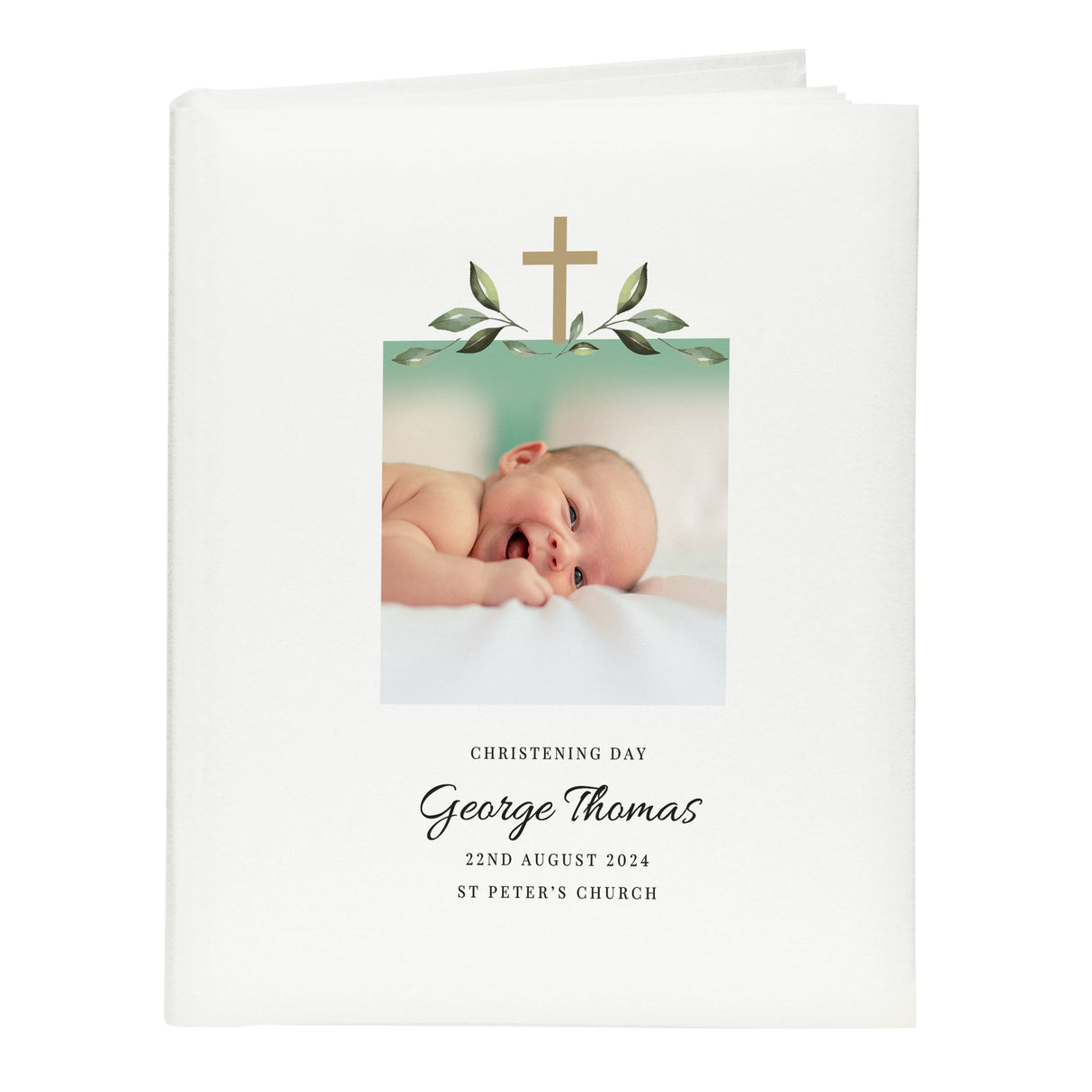 Personalised Religious Photo Upload Traditional Photo Album - Shop Photo Albums At Gift Moments - 6