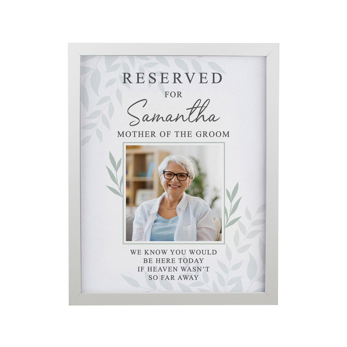 Personalised Reserved For Photo Framed Prints: 9 - Framed Prints By Gift Moments