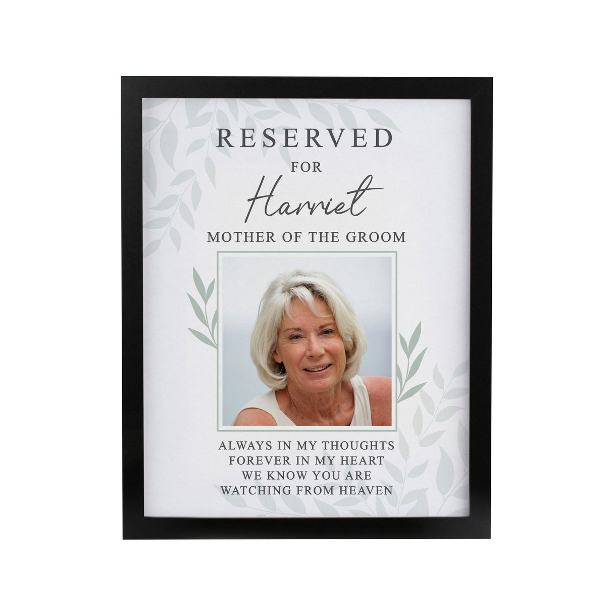 Personalised Reserved For Photo Framed Prints: 8 - Framed Prints By Gift Moments