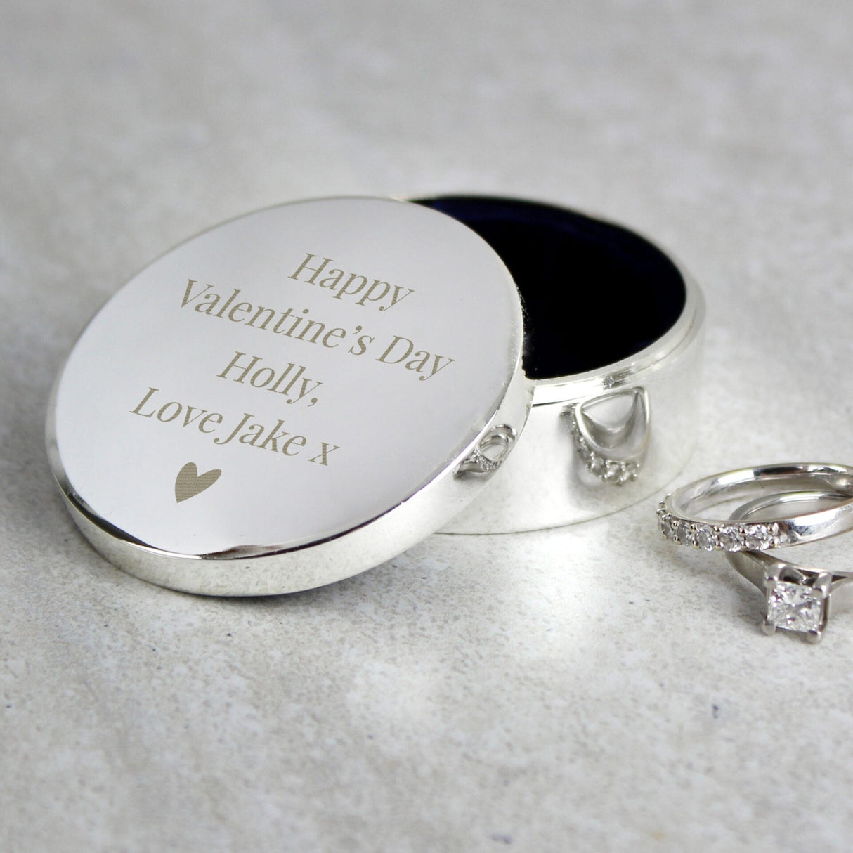 Personalised Ring Box - Shop Trinket Boxes At Gift Moments - 4