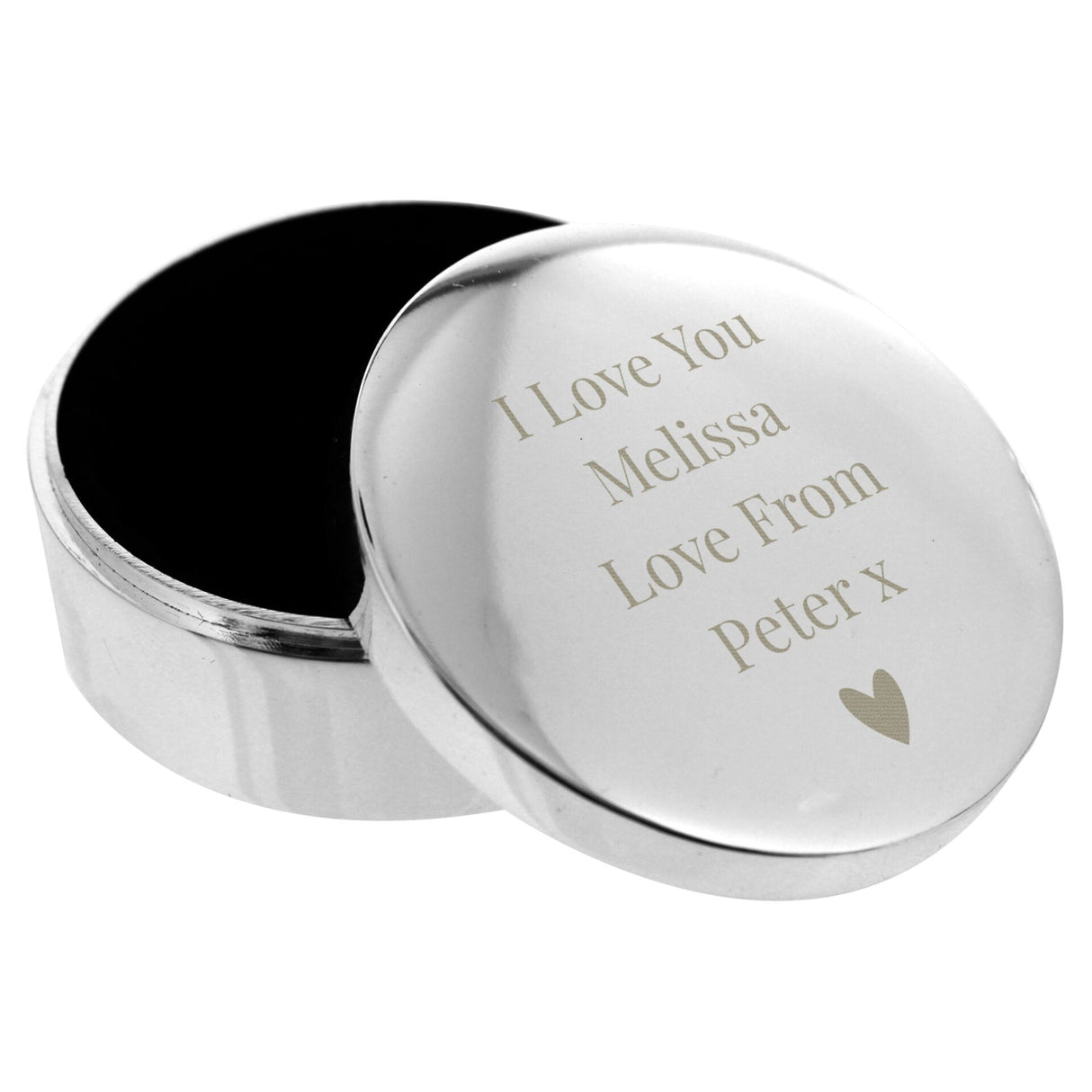 Personalised Ring Box - Shop Trinket Boxes At Gift Moments - 5
