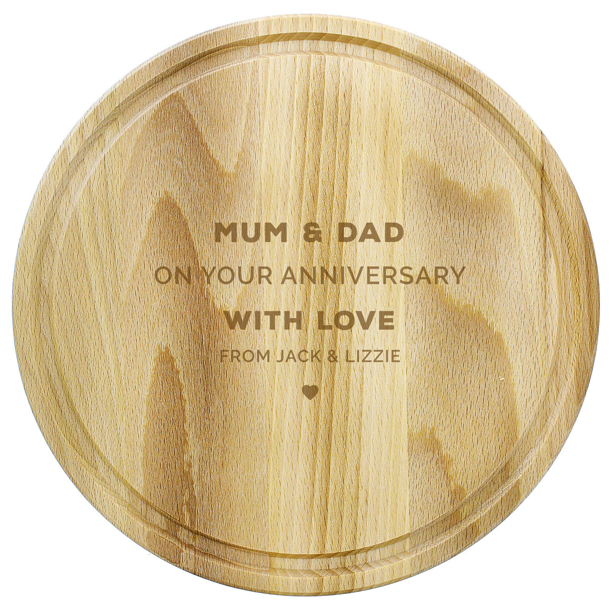 Personalised Round Chopping Board: 5 - Chopping Boards By Gift Moments