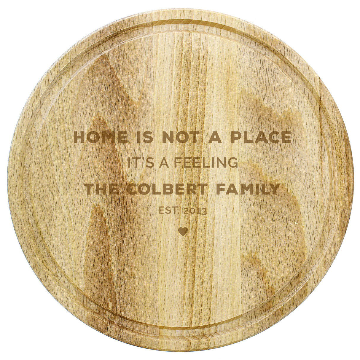 Personalised Round Chopping Board: 2 - Chopping Boards By Gift Moments