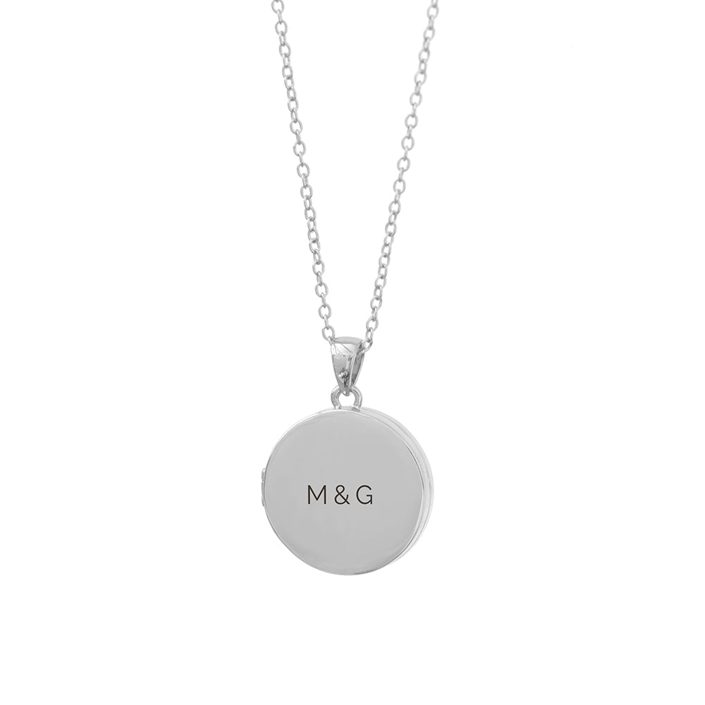 Personalised Round Photo Locket Pendant Necklaces: 14 - Necklaces By Gift Moments