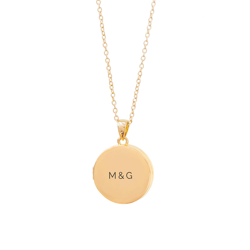 Personalised Round Photo Locket Pendant Necklaces: 13 - Necklaces By Gift Moments