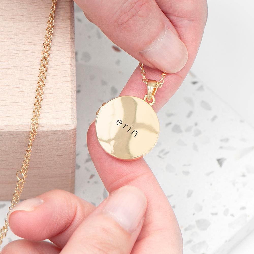 Personalised Round Photo Locket Pendant Necklaces: 7 - Necklaces By Gift Moments