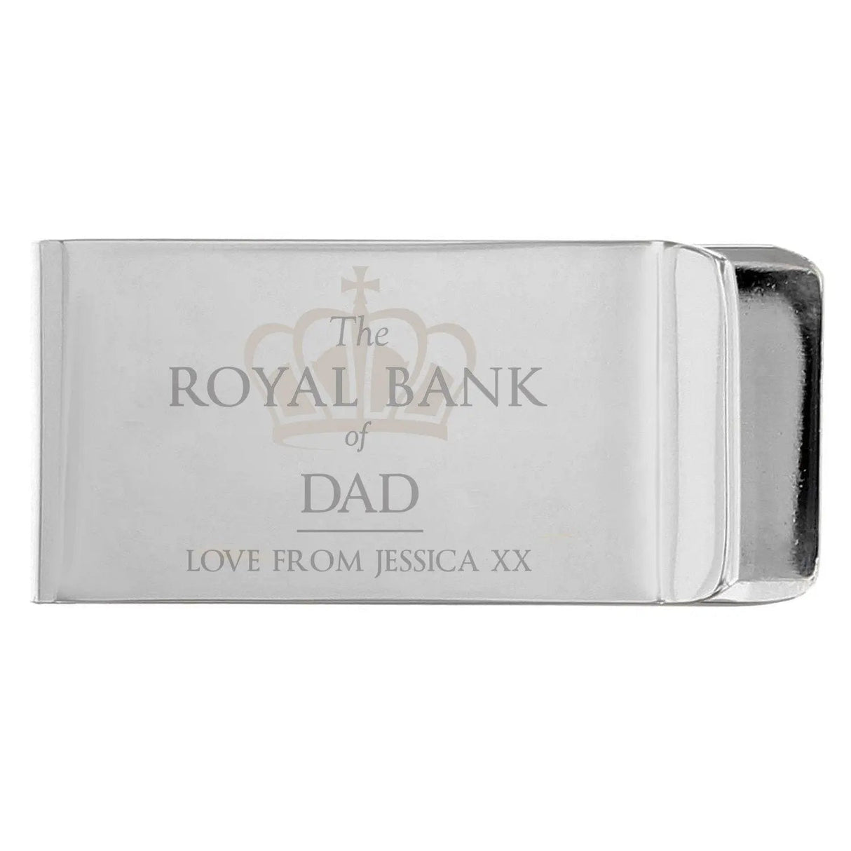 Personalised ’Royal Bank of...’ Money Clip: 3 - Wallets & Money Clips By Gift Moments