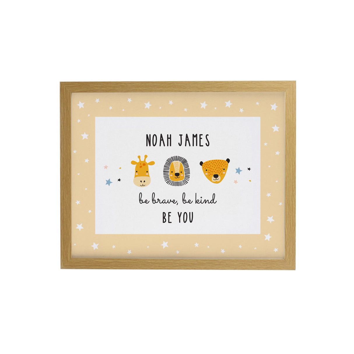 Personalised Safari Animals Framed Prints - Shop Framed Prints At Gift Moments - 7