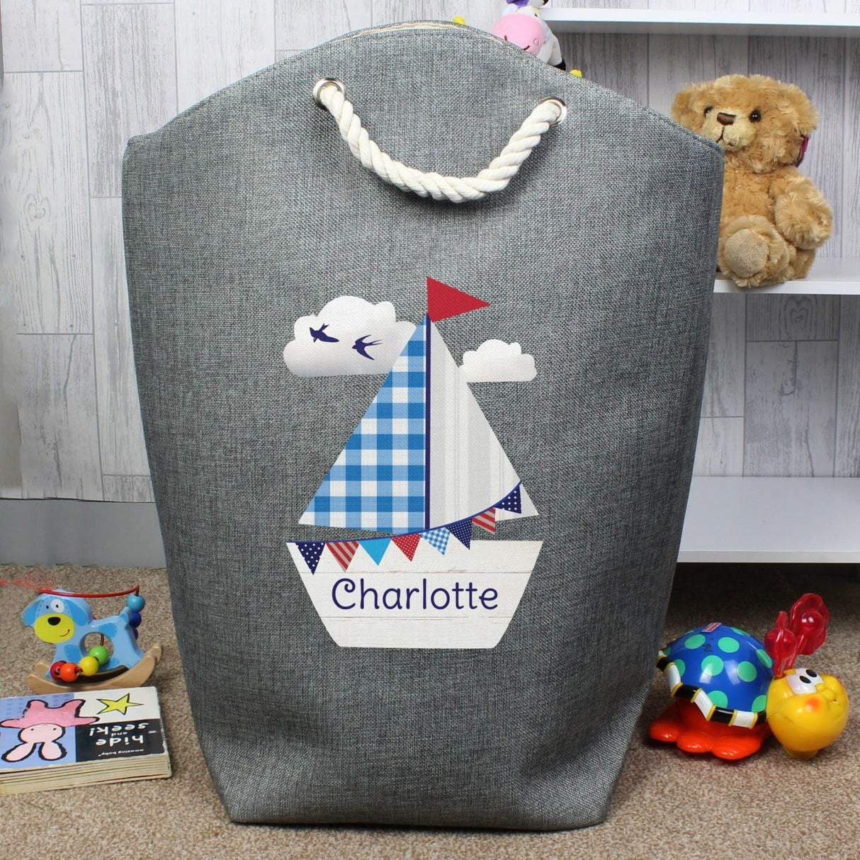 Personalised Sailboat Storage Bag: 1 - Storage By Gift Moments