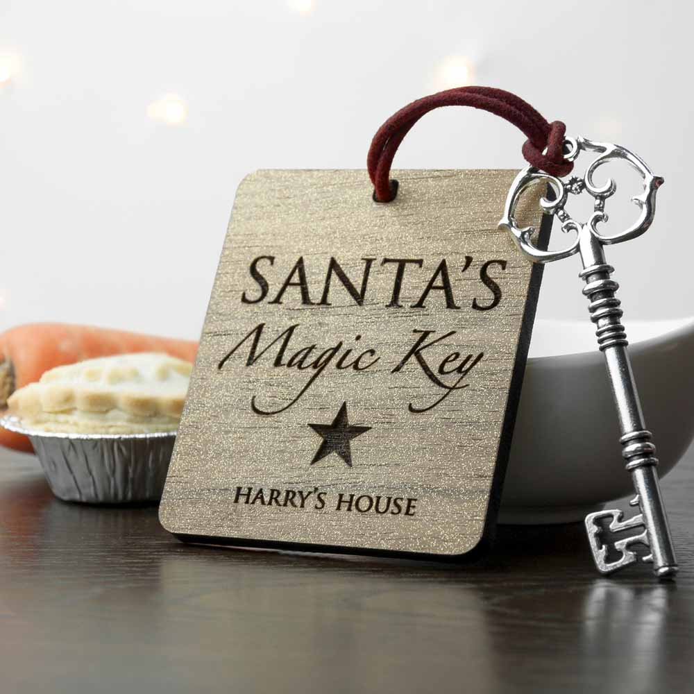Personalised Santa’s Magic Key: 5 - Keyrings By Gift Moments
