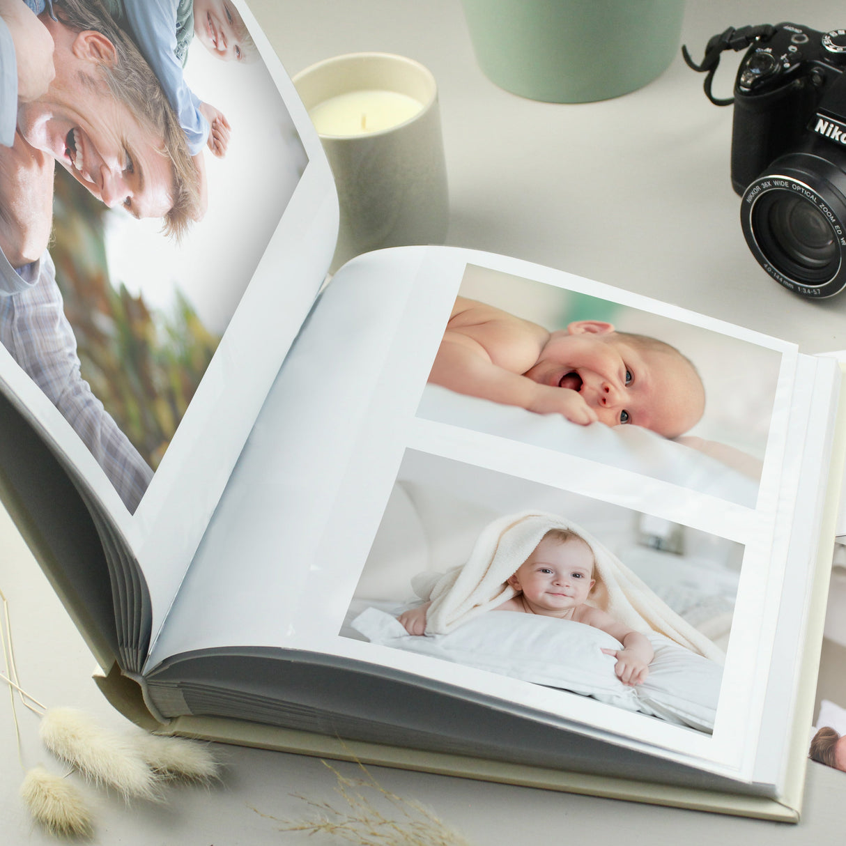 Personalised Scandi Safari Animals Square Photo Album - Shop Photo Albums At Gift Moments - 4