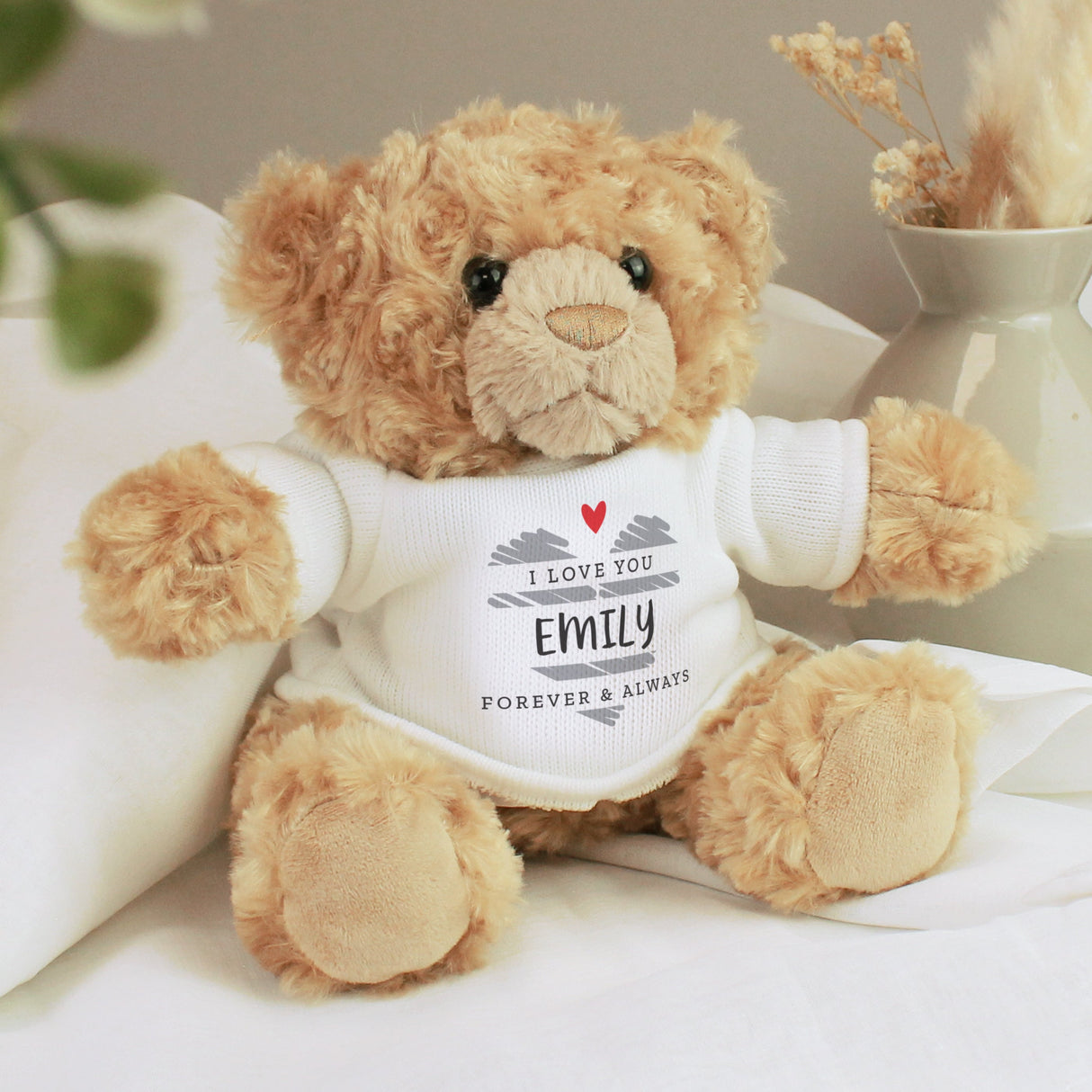 Personalised Scribble Heart Teddy Bear: 4 - Teddy Bears & Soft Toys By Gift Moments