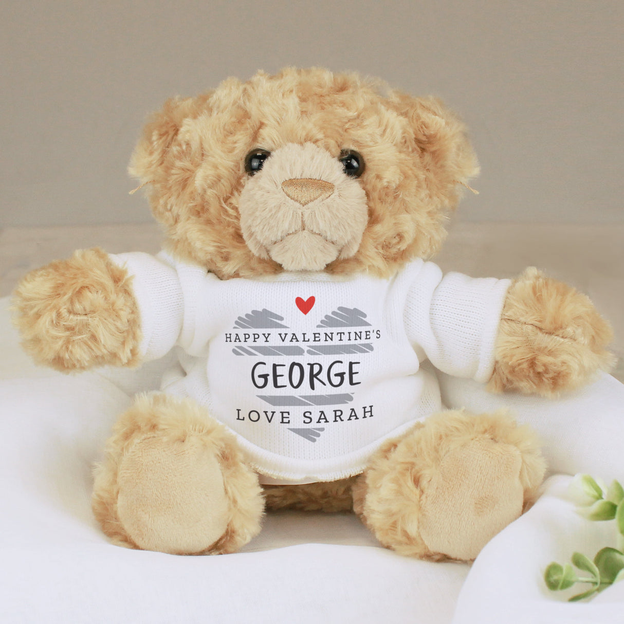 Personalised Scribble Heart Teddy Bear: 3 - Teddy Bears & Soft Toys By Gift Moments