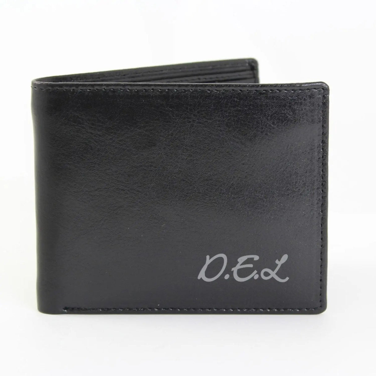 Personalised Script Font Leather Wallet: 2 - Wallets & Money Clips By Gift Moments