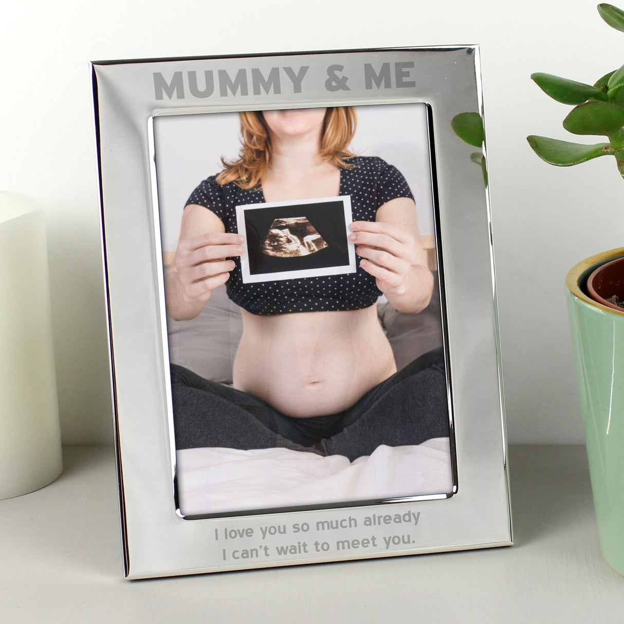 Personalised Silver 5x7 Mummy & Me Photo Frame - Shop Photo Frames At Gift Moments - 3