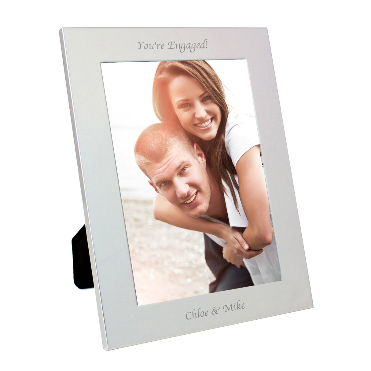 Personalised Silver 5x7 Photo Frame: 6 - Photo Frames By Gift Moments