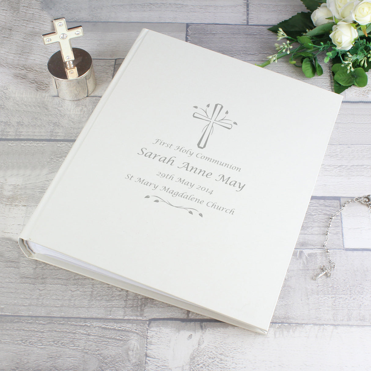 Personalised Silver Cross Traditional Photo Album: 1 - Photo Albums By Gift Moments