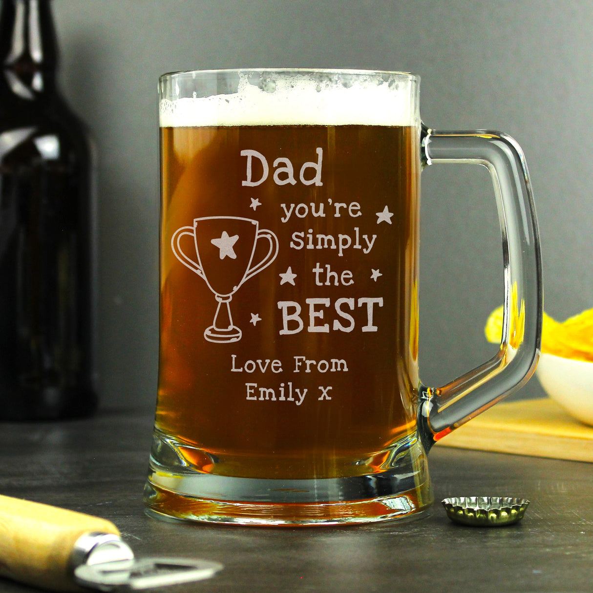 Personalised Simply The Best Pint Tankard - Shop Tankards At Gift Moments - 1