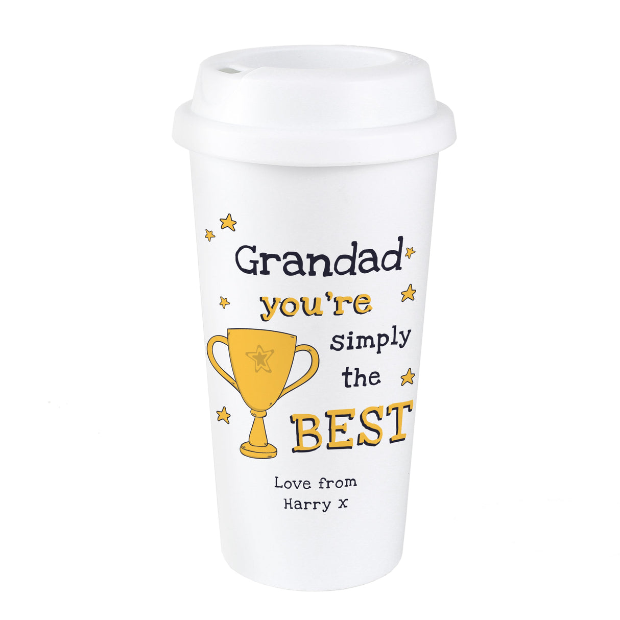 Personalised Simply The Best Travel Mug: 4 - Travel Mugs By Gift Moments