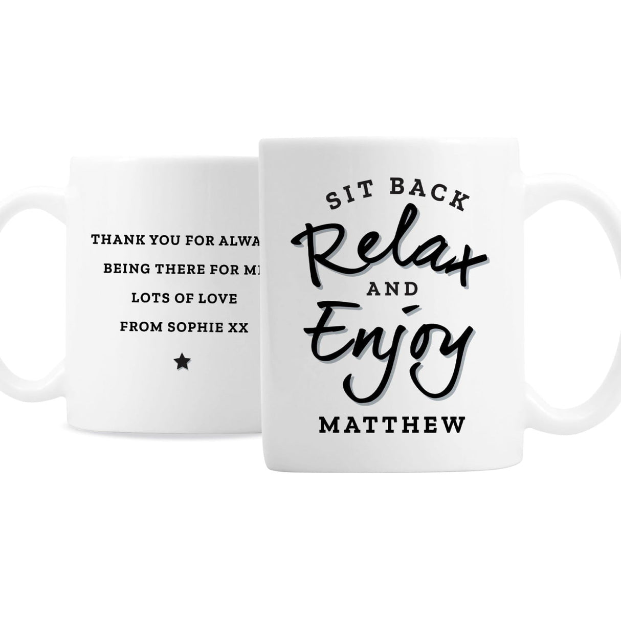 Personalised Sit Back & Relax Mug - Shop Mugs At Gift Moments - 4