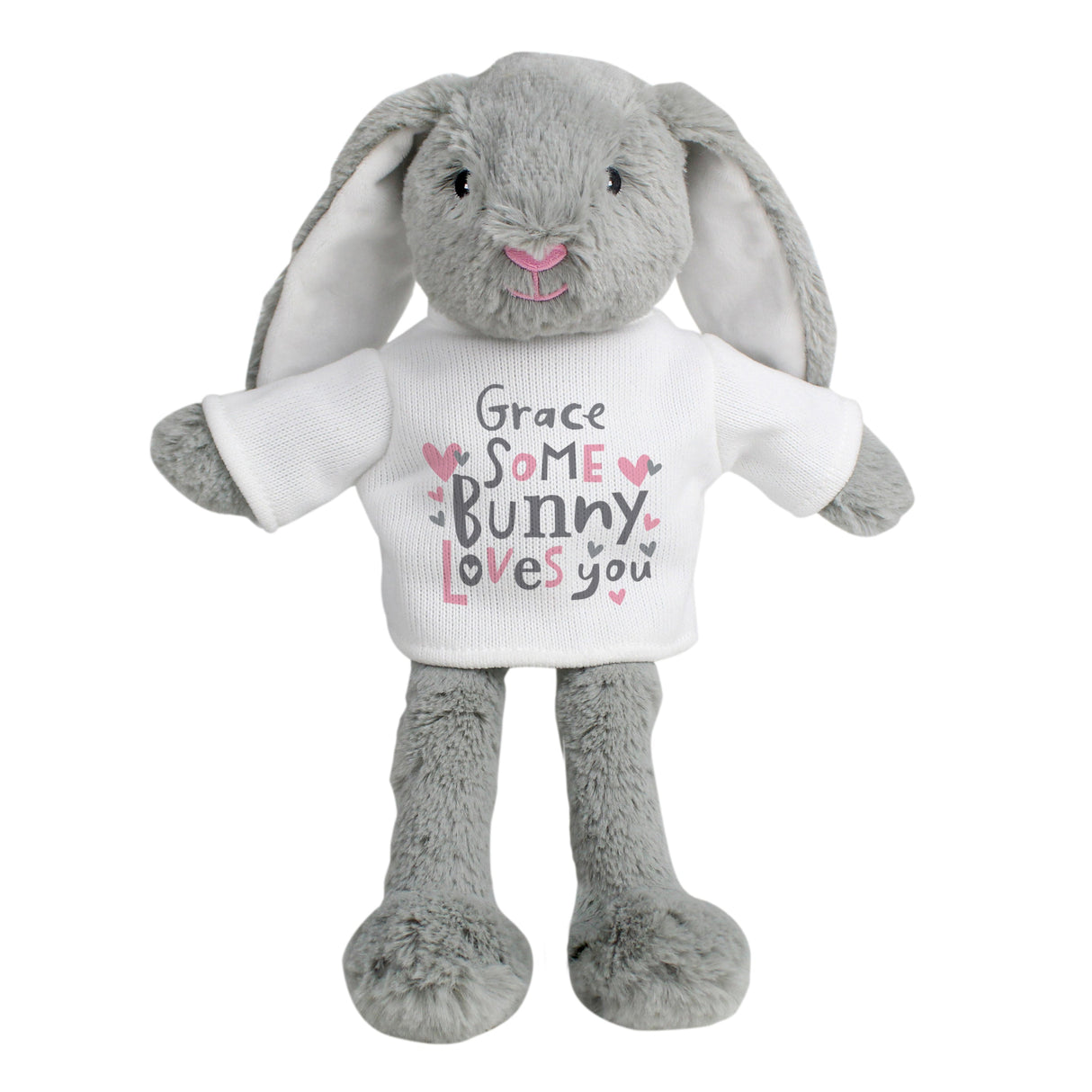 Personalised Some Bunny Loves You Bunny Rabbit: 4 - Teddy Bears & Soft Toys By Gift Moments