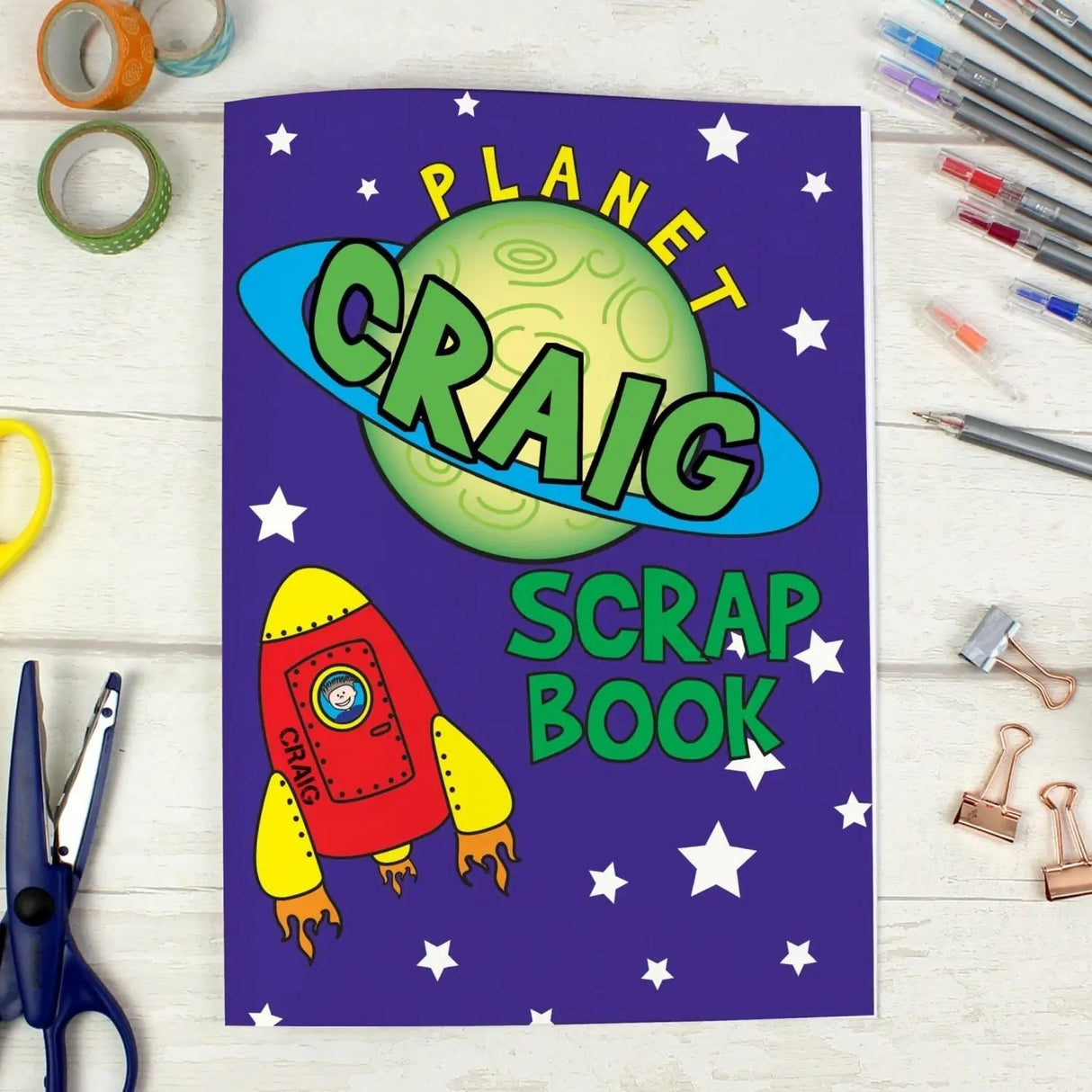 Personalised Space - A4 Scrapbook: 1 - Books By Gift Moments