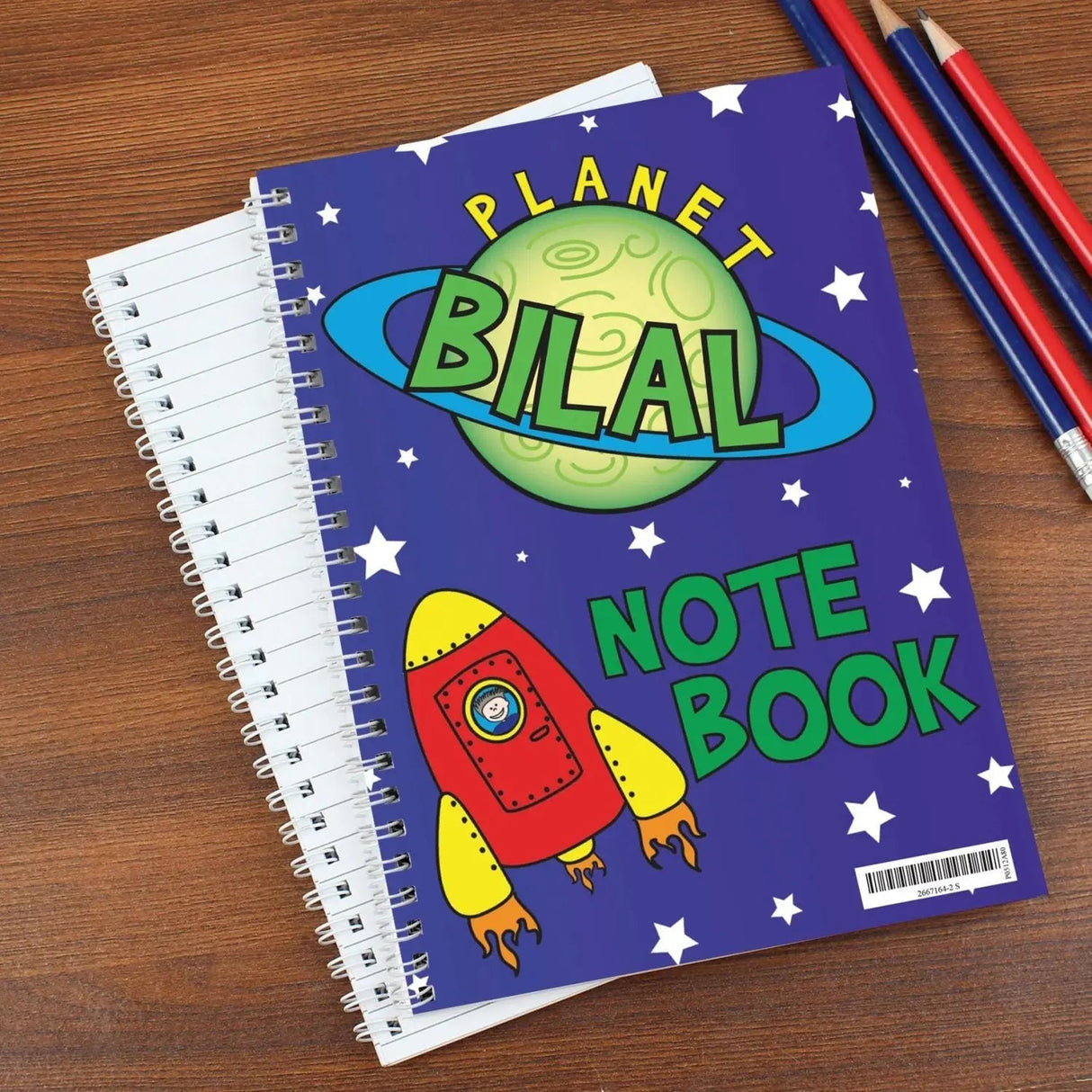 Personalised Space A5 Notebook - Shop Notebooks At Gift Moments - 3