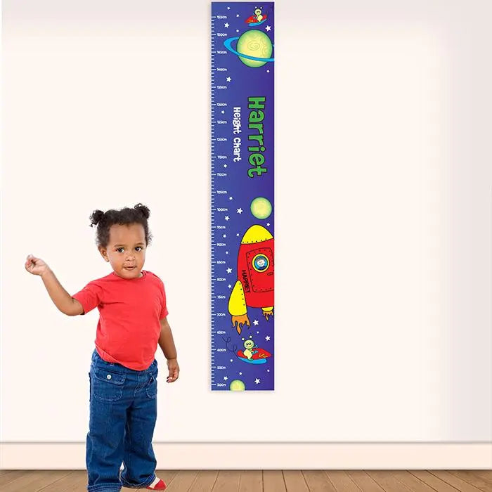 Personalised Space Height Chart: 2 - Height Charts By Gift Moments