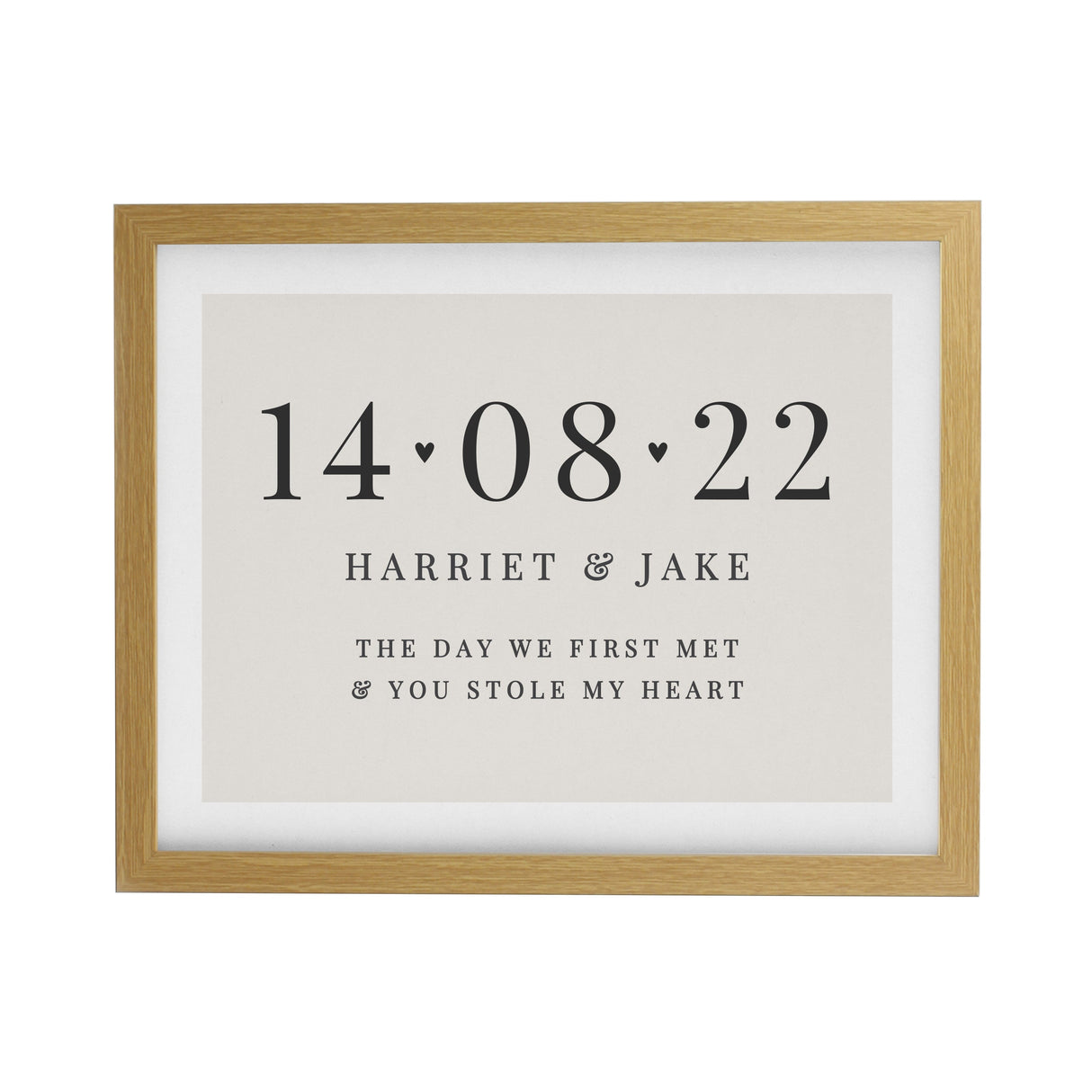 Personalised Special Date Framed Prints - Shop Framed Prints At Gift Moments - 7
