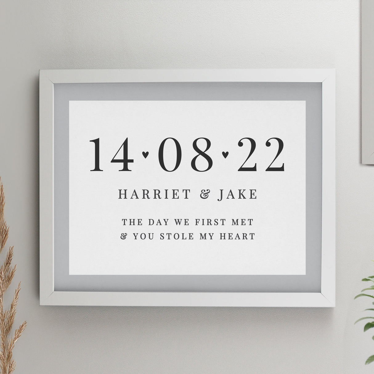 Personalised Special Date Framed Prints - White - Shop Framed Prints At Gift Moments - 3