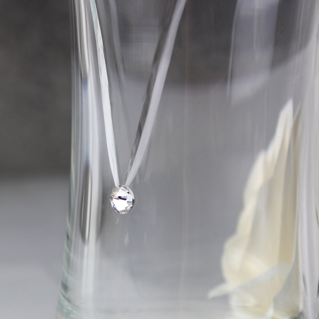 Personalised Special Year Diamante Heart Vase: 9 - Vases By Gift Moments