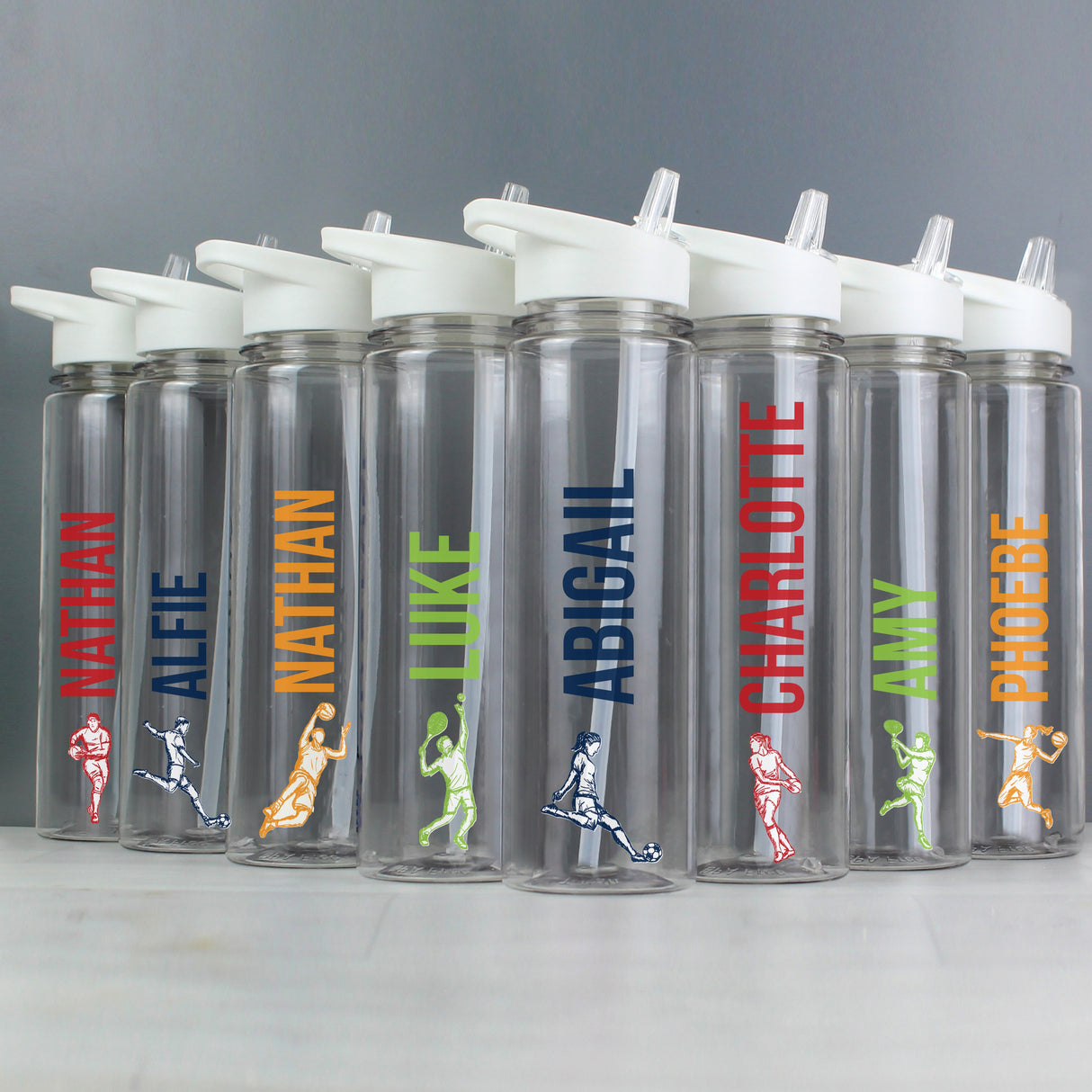 Personalised Sports Name Only Water Bottle: 1 - Water Bottles By Gift Moments