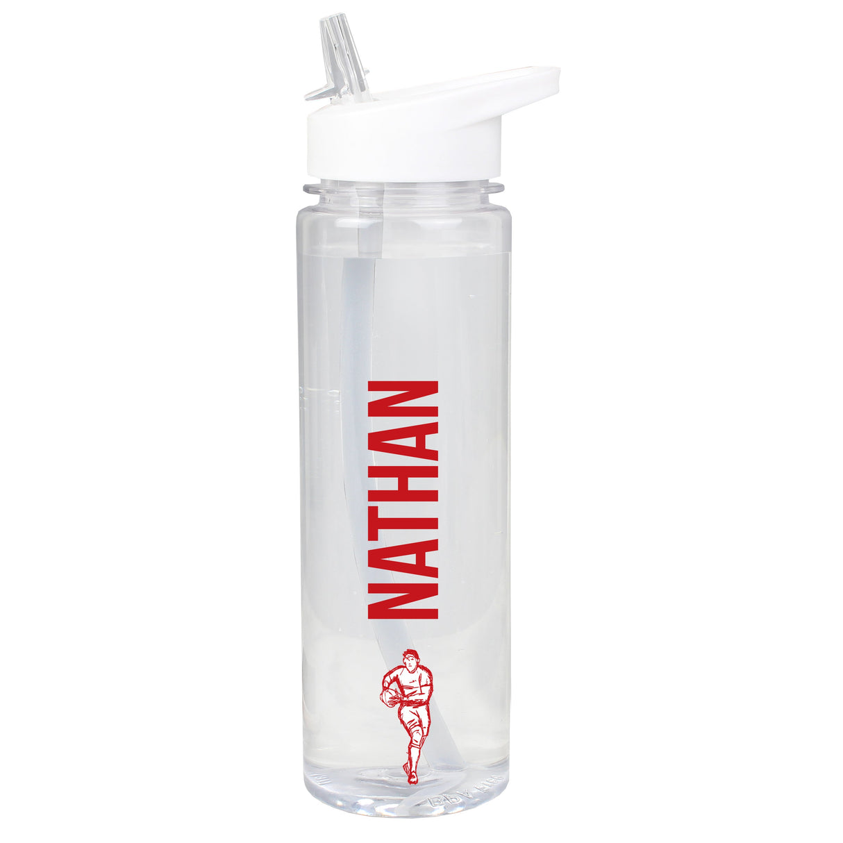 Personalised Sports Name Only Water Bottle: 9 - Water Bottles By Gift Moments