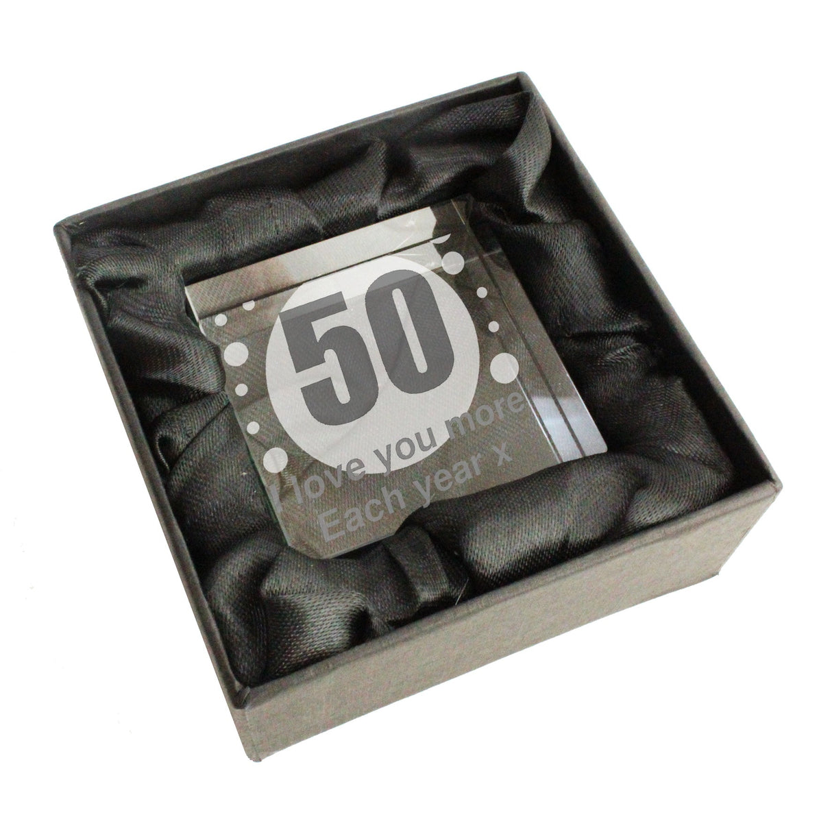 Personalised Spots Age Crystal Token: 3 - Crystal Tokens By Gift Moments