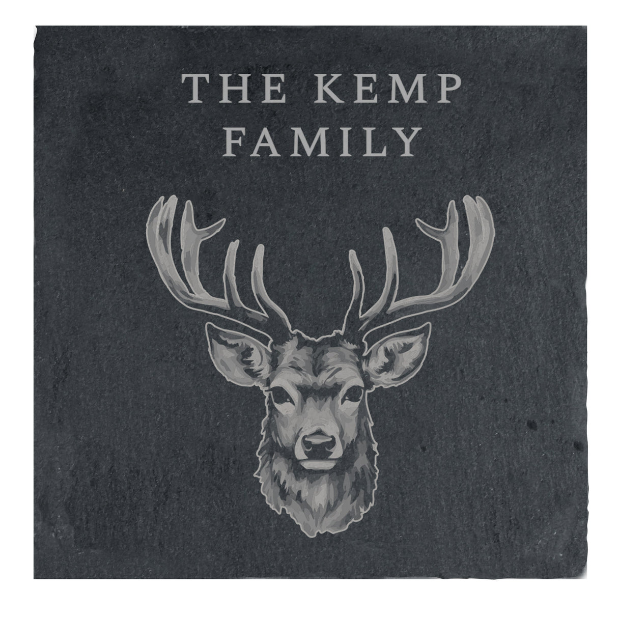Personalised Stag Slate Coaster: 5 - Coasters By Gift Moments