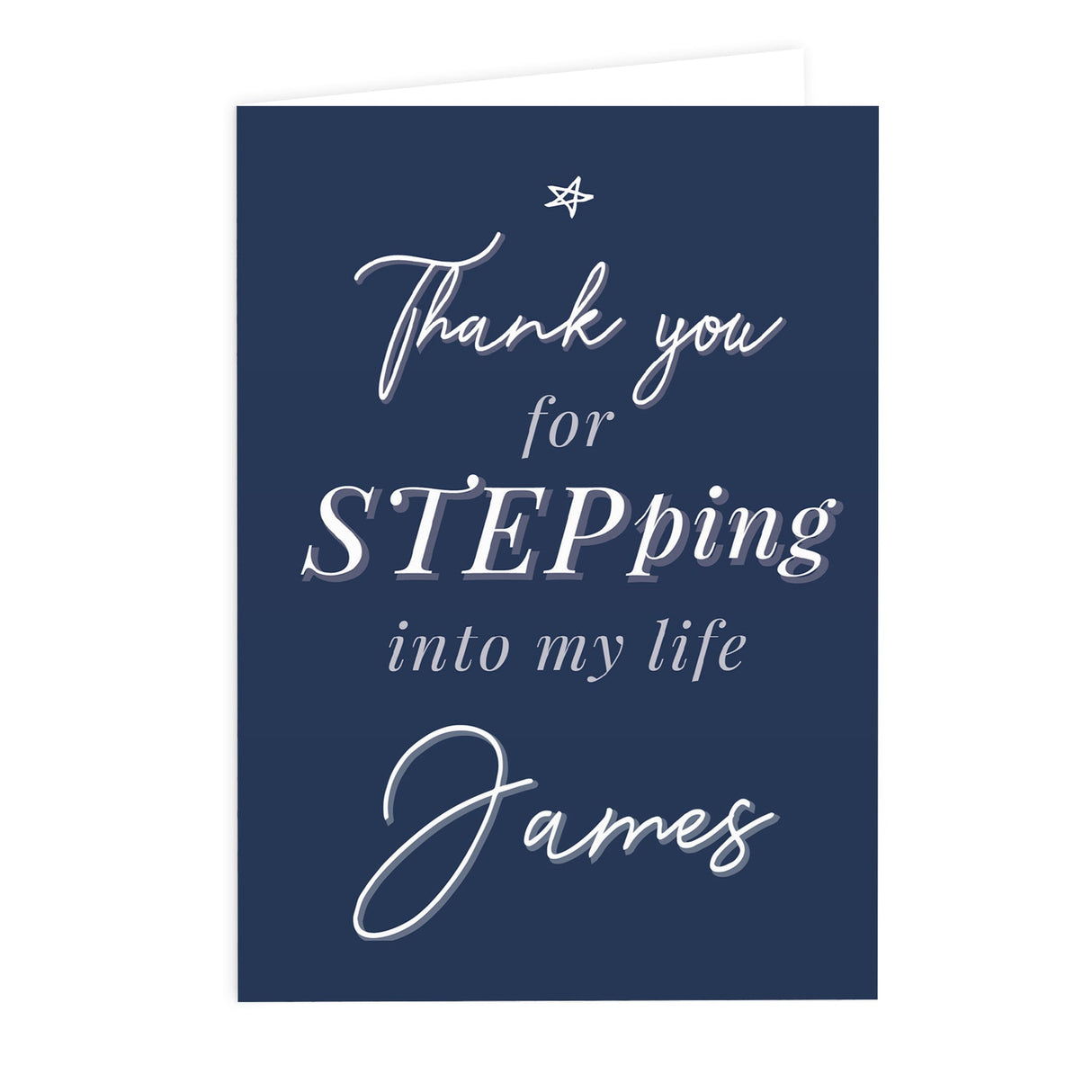 Personalised Stepdad Card: 4 - Greeting Cards By Gift Moments