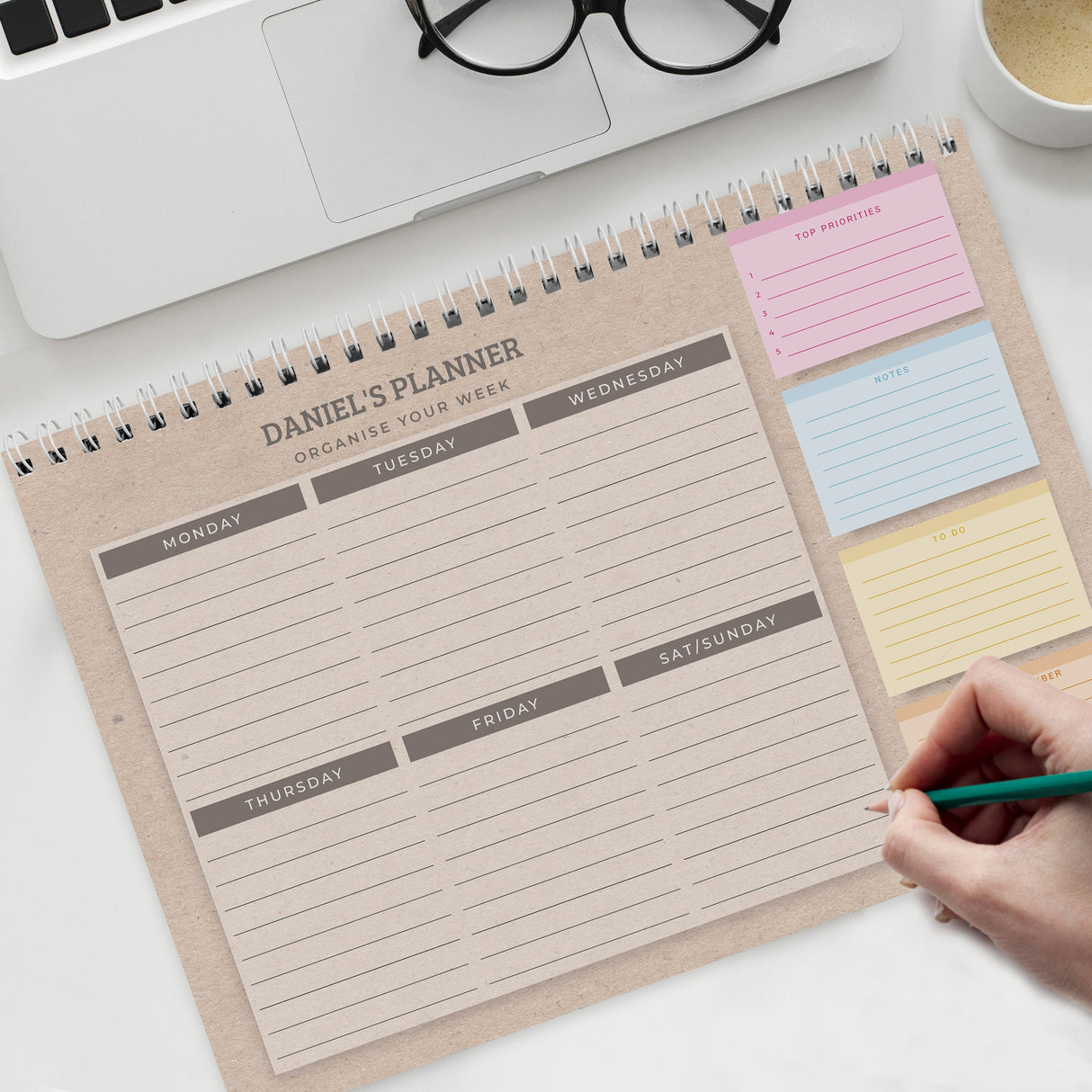 Personalised Study A4 Desk Planner - Shop Calendars & Planners At Gift Moments - 5