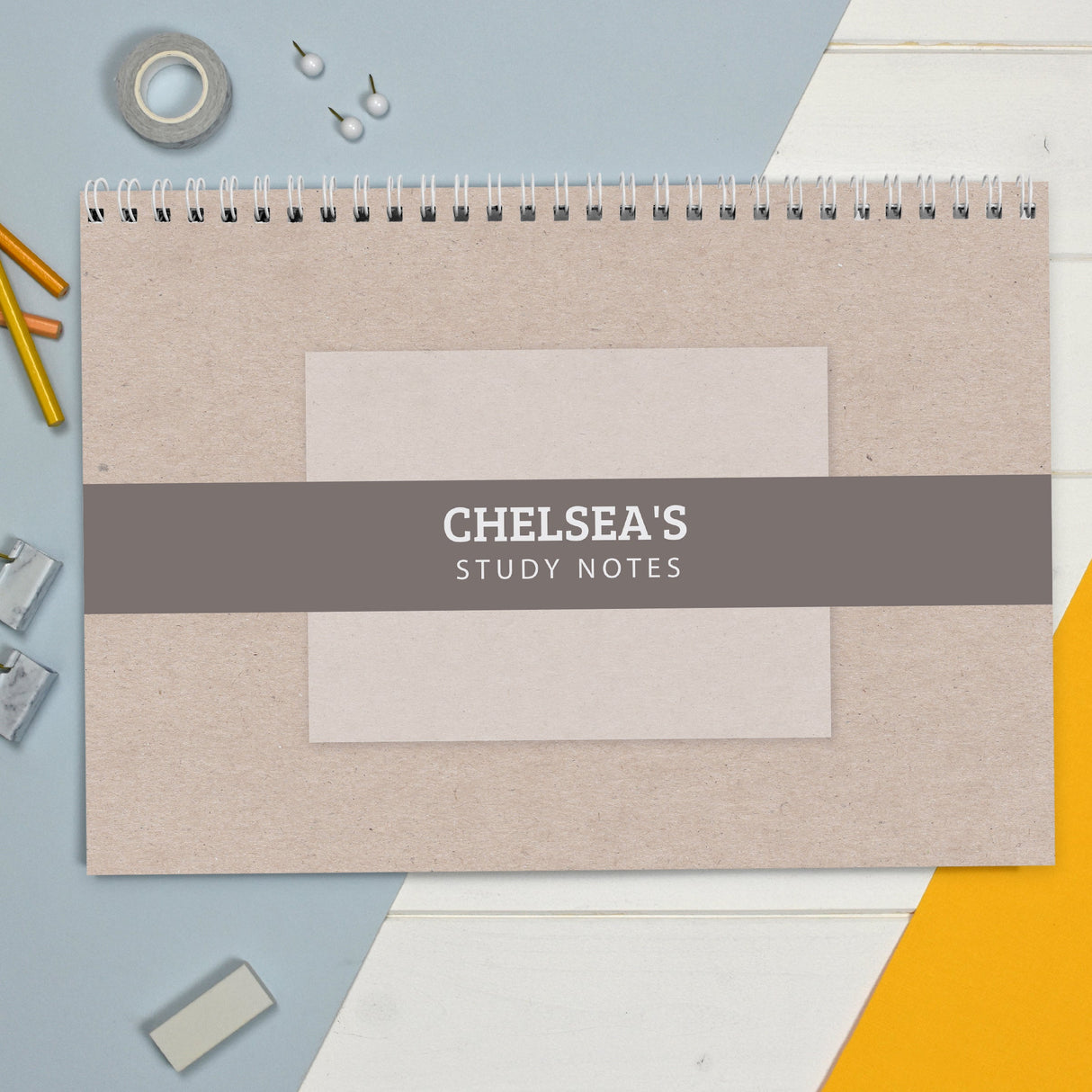 Personalised Study A4 Desk Planner - Shop Calendars & Planners At Gift Moments - 1